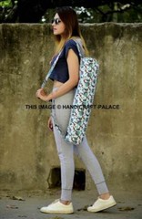 5 PC Wholesale Lot Mandala Yoga Mat Long Fitness Carrier Bag with Shoulder Strap