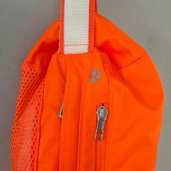 Lululemon Namaste Yoga Tote Mesh Yoga Mat Carrier Bag Pizzaz Neon Orange