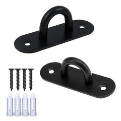 Stainless Steel Heavy Duty Ceiling Hooks with Screws and Plastic Anchors, Wal…