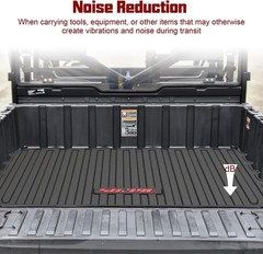 Heavy Duty Rear Cargo Mat for Polaris Ranger 1000 XP Crew 2018-2026 Bed Liner