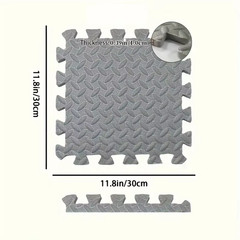 30X30Cm 16 Pcs Interlocking Yoga Mat Home Gym and Yoga Equipment Protective Mat