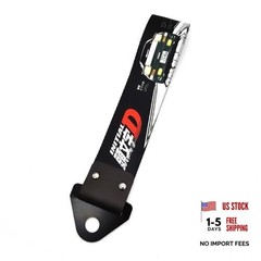 1pcs Initial D JDM Racing Style Trailer Strap with Car Decoration Accessories