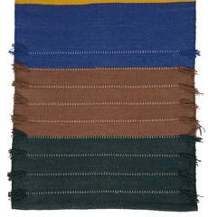 Yoga Mat Thick Non Slip Organic Cotton Exercise Workout Mat Pilates Rug 2×6 FT