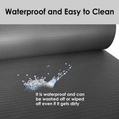 Extra Thick 72″x24″ Yoga Workout Mat | All-Purpose Exercise Mat with Strap | 10m