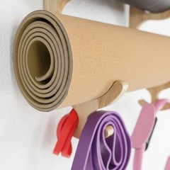 Multi Tier Fitness Storage Rack Sleek Surface for Fitness Room