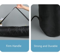N-KONGJIAN Yoga Mat Bag with Adjustable Strap, Gym Bag, Large, black