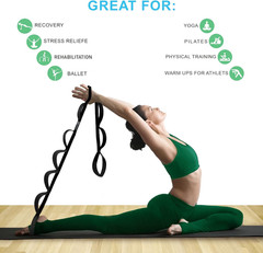 Premium Durable Stretching Strap Physical Therapy Yoga Strap Fitness Exercise