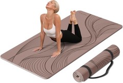 PAIDU Extra Wide 72×36 Inch 10mm Thick Non-Slip Yoga Mat