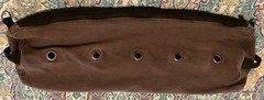 Manduka Yoga Mat Bag Ventilated Duffel 28” Adjustable Strap Gym Carrier Beige