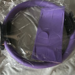 Purple/Black Pilates Ring Magic Circle Exercise Ring with Padded Handles