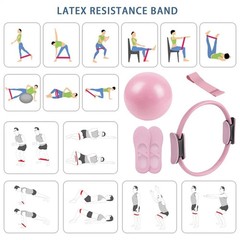 Pilates Ring & Ball Set for Core & Full-Body Shaping | PVC