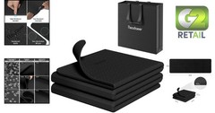 Luxurious Foldable Yoga Mat for Travel – Non-Slip TPE, 72″ L x 24″ W