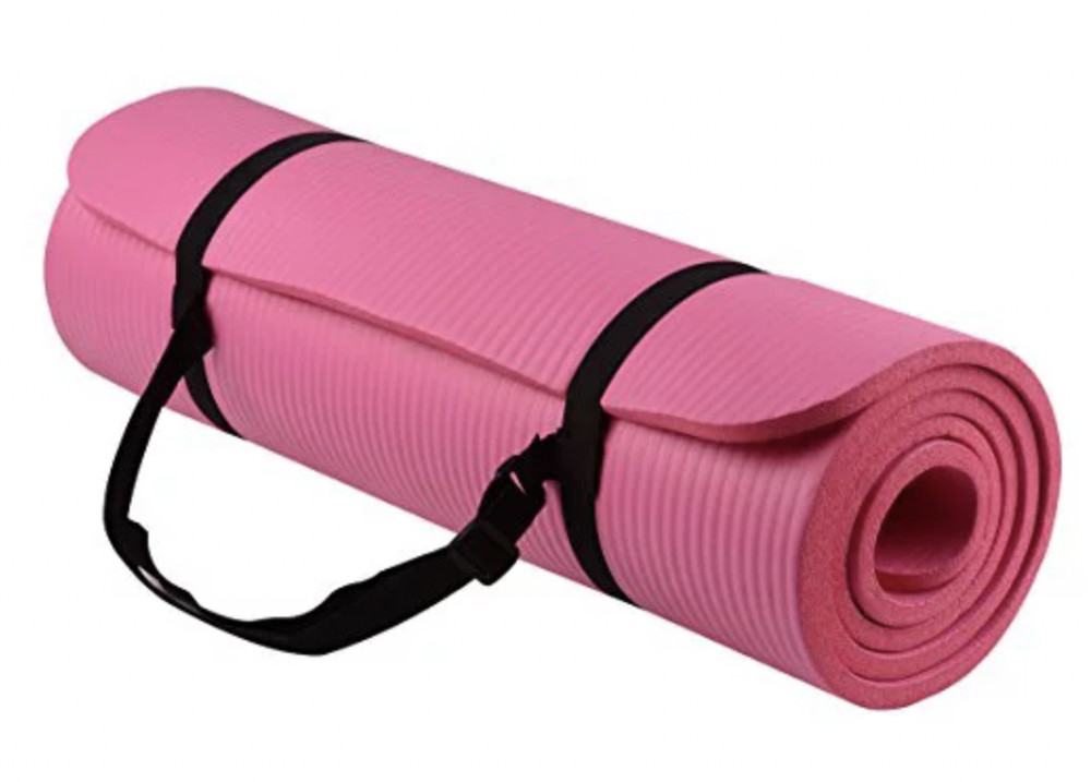 BalanceFrom 1/2 Inch Yoga Mat, Pink