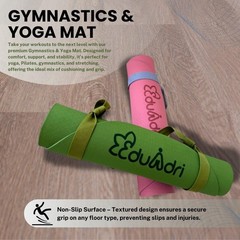 “Premium Yoga Mat – Extra Thick 6mm Non-Slip, Eco-Friendly TPE, with Carry St…