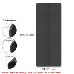 Foldable Yoga Mat Eco Friendly EVA Folding Travel Fitness Exercise Mat 3Mm/4Mm/6