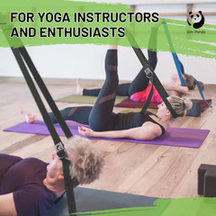 Adjustable Cotton Yoga Strap for Stretching, Flexibility & Pilates Workouts