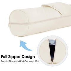 Yoga Bag Women with Wet Compartment, Bottle Holder and Full Zipper -…