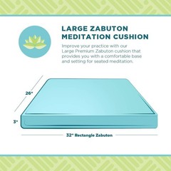 Zabuton Meditation Cushion Workout Supportive Yoga Floor Seat Cushion Comfort &