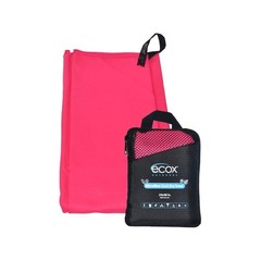 ecox Outdoors Microfiber Towel Fast Drying Soft Feel 24×48 inches, Red