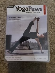 Yoga Paws Elite Size 2 Black/Black, Wear Your Mat, Portable Yoga Grips