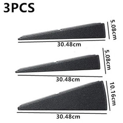 3Pcs/Set Yoga Bricks Squat Wedge Blocks Slant Board Adjustable Non-Slip Foot Str