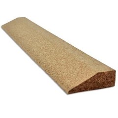 Yoga Wedge 600 x 90 x 30mm Natural Cork for Yoga Asanas Pilates Gymnastics