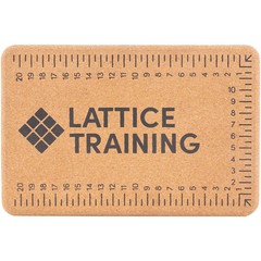 Lattice Flex Block – Cork Yoga Block Cork, One Size