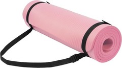 Fitvids 1/2-Inch Extra Thick High Density Anti-Tear Yoga Mat with Strap