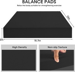 Exercise Balance Pad，Balance Foam Mat Physical Therapy Equipment & Strength