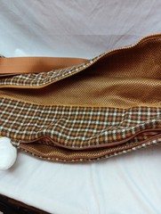 Yoga Pets Fox Brown Yoga Mat Bag Crossbody Strap With Two Zippers Duffle Bag
