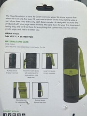 2 Gaiam Yoga Mat Bags – Carrying Straps, Fitness Mat Holder