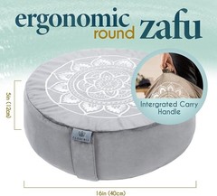 Traditional Tibetan Buckwheat Cushion in Ocean Abyss – Transform Your Meditation