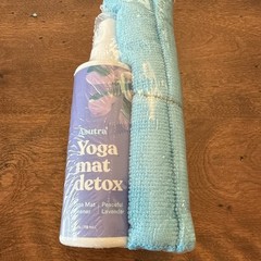 ASUTRA Yoga Mat Cleaner Spray (Peaceful Lavender), 4 Fl Oz – No Slippery Organic