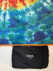 Rumpl Packable Easy Storage Stash Mat Tie Dye Design 52×75 inches