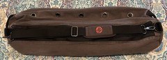 Manduka Yoga Mat Bag Ventilated Duffel 28” Adjustable Strap Gym Carrier Beige
