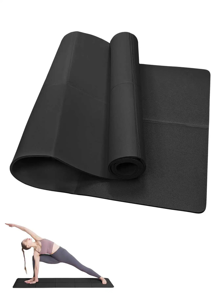 Yoga Mat Pilates Fitness Mat 3/4/6Mm Thicknes Non Slip Yoga Cushion Travel Fitne