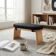 Meditation Bench Portable Bag Portable Meditation Bench Wooden for Meditators