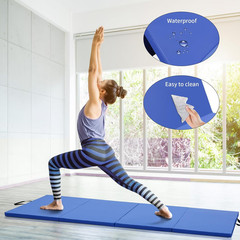 Exercise Mat Foldable Yoga Mat, 2 Inch Thick Gymnastics Mat for Men & Women, Gy