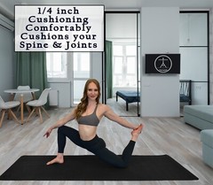 Extra Large Yoga Mat for Home Workout. 84×30 Exercise Mat by Tatago 