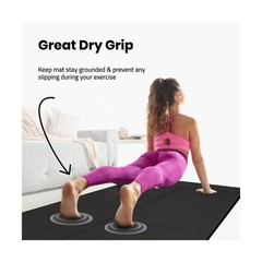 Extra Wide Yoga Mat for Men Women (72″L x 36″W) Non Slip Fitness & … Fast Ship