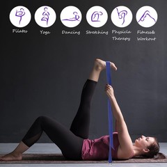 30 Pack Yoga Block and Strap Set 15 Pcs Non-Slip Yoga Blocks with 15 Pcs Meta…