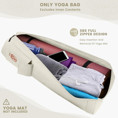 Yoga Mat Bag, Yoga Mat Carrier Full-Zip Exercise Yoga Mat Carry Bag for Women Me