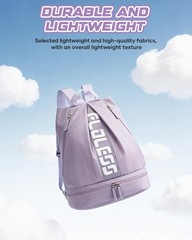 Gym Backpack for Women with Shoe Compartment, Sport Backpack Casual Daypack f…