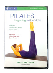 (7) Gaiam Pilates And Yoga DVDS Brand New Sealed
