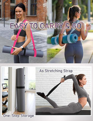 Yoga Mat Carrier Strap – Adjustable Thick and Wide Strap for Carrying Mat or Str