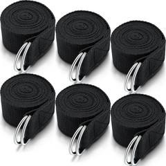 6 Pcs Yoga Strap for Stretching 8 Ft Yoga Exercise Adjustable Straps Bands with