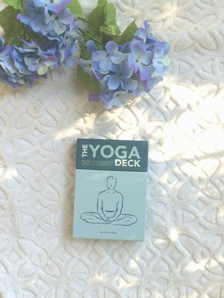 The Yoga Deck: 50 Poses and Meditations by Olivia H. Miller EUC