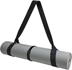 Adjustable Yoga Mat Carrier – Durable, Stylish Black Sling for On-the-Go Yogis