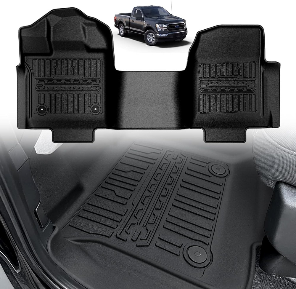 TripleAliners Floor Mats All Weather Liner Compatible with 2015-2024 2025 Ford