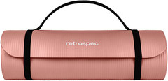 Solana Yoga Mat 1″ & 1/2″ Thick W/Nylon Strap for Men & Women Non Slip Exercise
